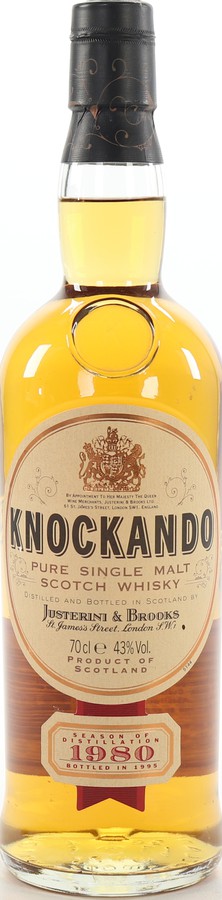Knockando 1980 by Justerini & Brooks Ltd 43% 700ml