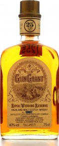 Glen Grant 25yo Royal Wedding Reserve Giovinetti import Italia Brown box 40% 750ml