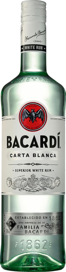 Rhum Bacardi Blanc (Superior)37.5° 70 CL - My Water