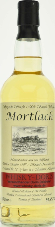 Mortlach 1997 WD Bourbon Hogshead 59.9% 700ml