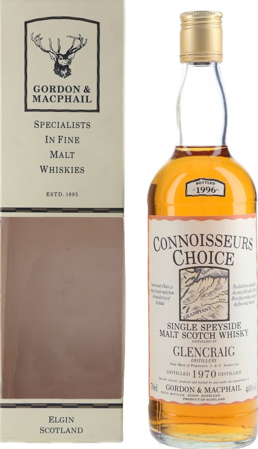 Glencraig 1970 GM Connoisseurs Choice 40% 700ml