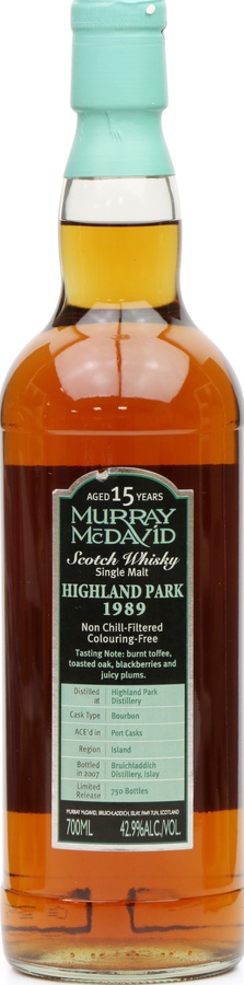 Highland Park 1989 MM Bourbon Port 42.9% 700ml