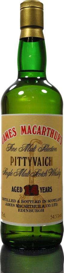 Pittyvaich 14yo JM Fine Malt Selection 54.5% 750ml