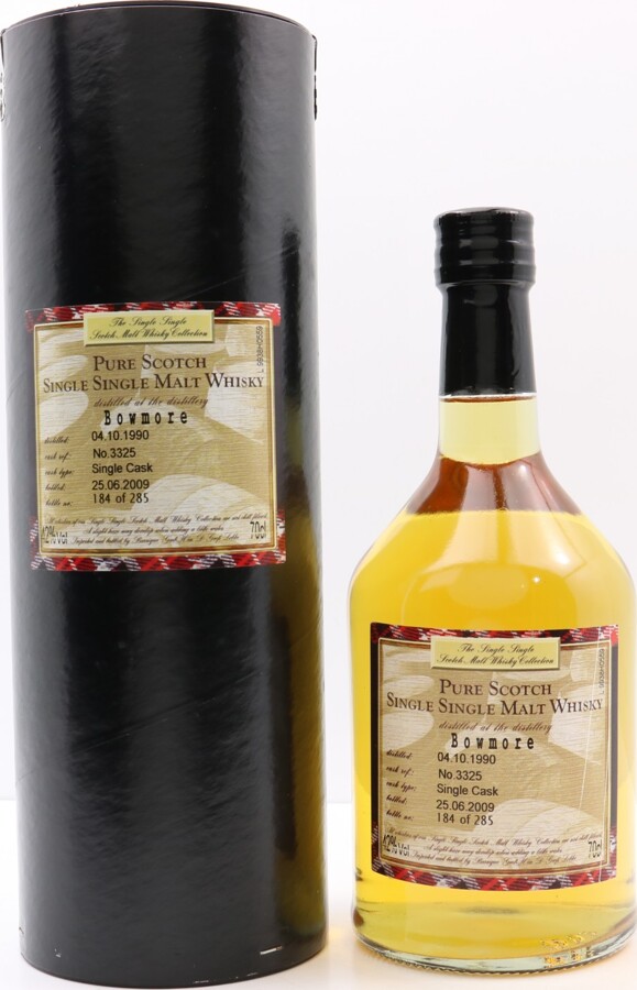 Bowmore 1990 Bq The Single Single Scotch Malt Whisky Collection #3325 42% 700ml