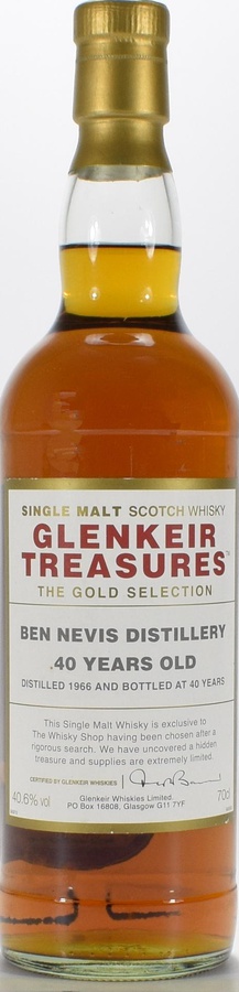 Ben Nevis 1966 TWS Glenkeir Treasures The Gold Selection 40.6% 700ml