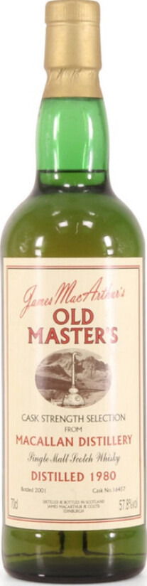 Macallan 1980 JM Old Master's Cask Strength Selection #16457 57.8% 700ml