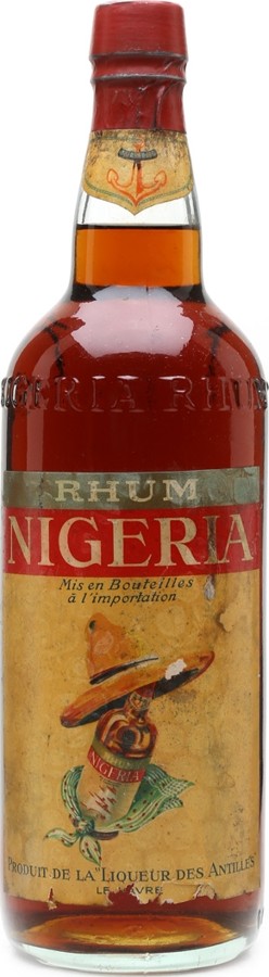 Rhum Nigeria bottled 1940s-1950s 40% 1000ml