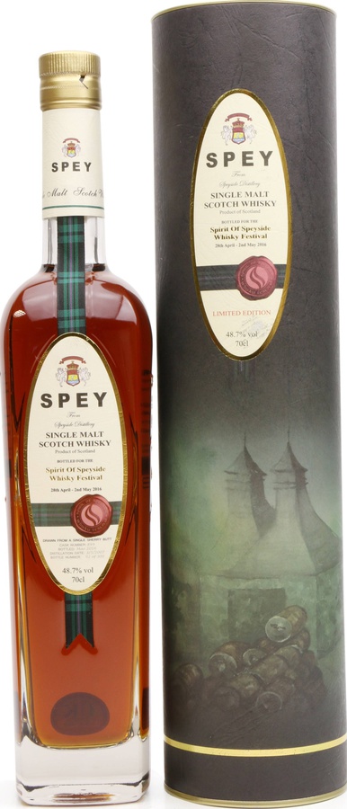 SPEY 2007 Limited Edition Sherry Butt 899 (Part) Spirit Of Speyside Whisky Festival 2016 48.7% 700ml
