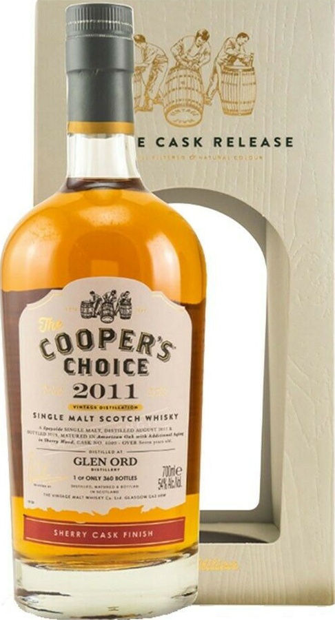 Glen Ord 2011 VM The Cooper's Choice Port Cask Finish #9863 46% 700ml