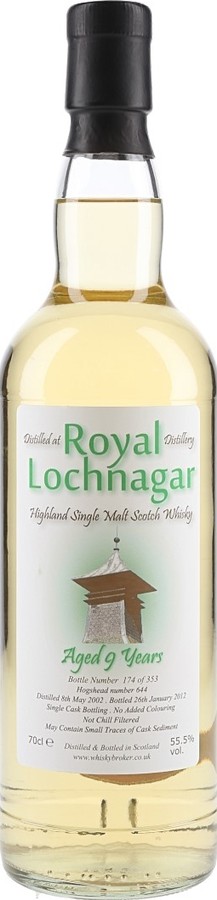 Royal Lochnagar 2002 WhB #644 55.5% 700ml