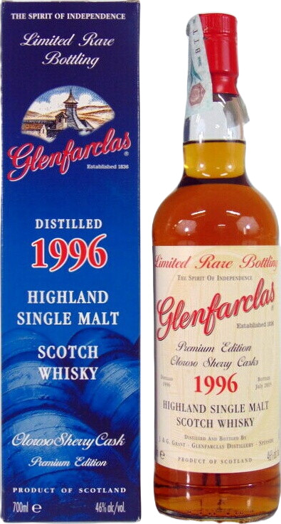 Glenfarclas 1996 Limited Rare Bottling 9yo Manzanilla Sherry Cask 46% 700ml
