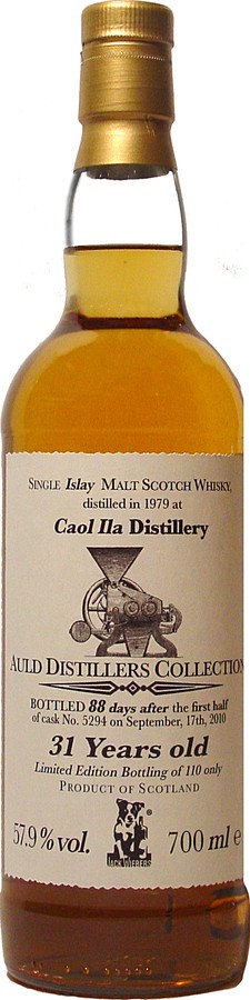 Caol Ila 1979 JW Auld Distillers Collection Bourbon Cask #5294 57.9% 700ml
