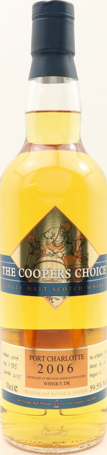 Port Charlotte 2006 VM The Cooper's Choice #2335 Whisky.dk 59.5% 700ml