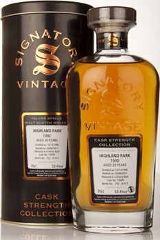 Highland Park 1990 SV Cask Strength Collection Sherry Butt #15699 53.4% 700ml