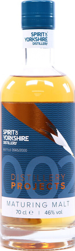 Spirit of Yorkshire Distillery Distillery Projects 002 Maturing Malts 46% 700ml