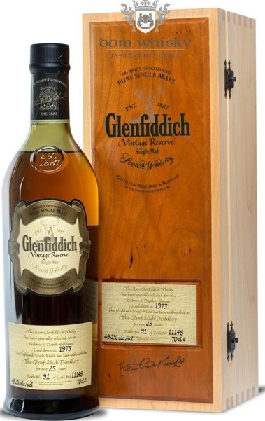 Glenfiddich 1973 Vintage Reserve LMDW Bourbon #11148 49.2% 700ml