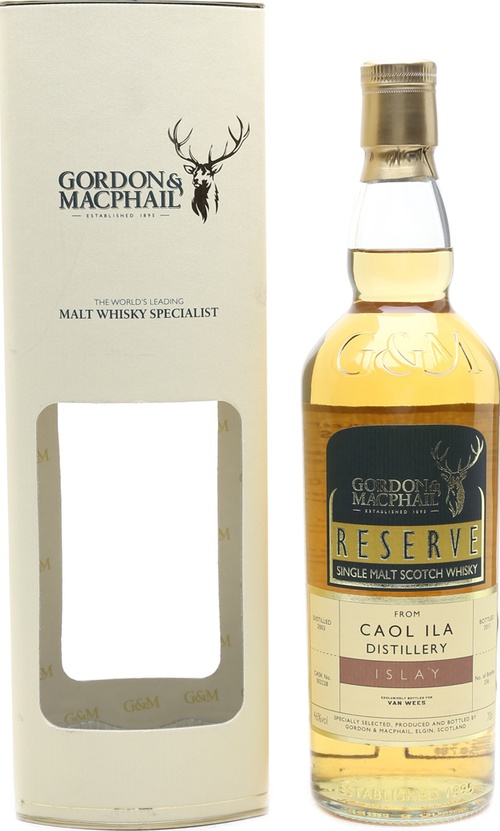 Caol Ila 2003 GM Reserve 1st Fill Bourbon Barrel #302228 van Wees 46% 700ml