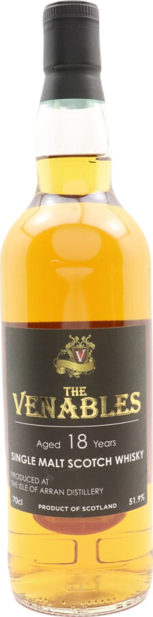 The Venables 1996 Private Cask Bottling 18yo 96/058 51.9% 700ml