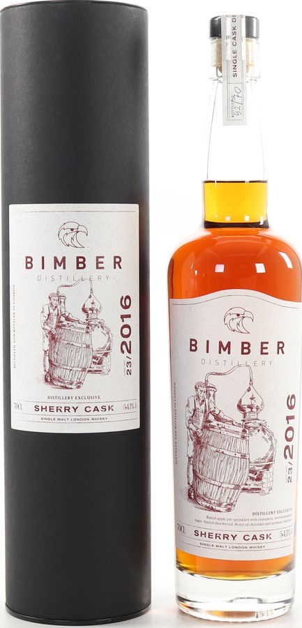 Bimber 2016 Distillery Exclusive Sherry Cask #23 54.1% 700ml