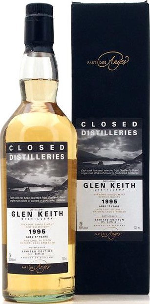 Glen Keith 1995 PDA Closed Distilleries 55.5% 700ml