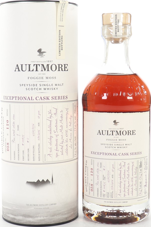 Aultmore 1996 Exceptional Cask Series 00475 + 8 50.2% 700ml