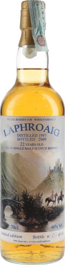 Laphroaig 1987 WFY 46% 700ml