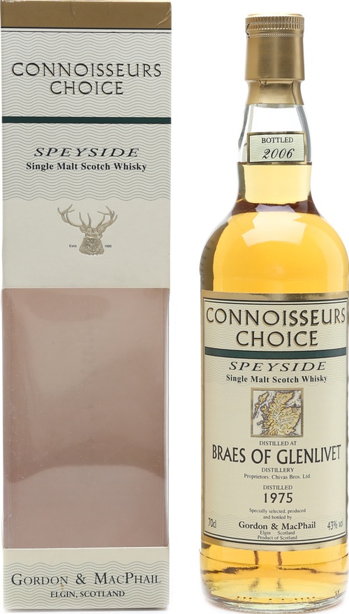 Braes of Glenlivet 1975 GM Connoisseurs Choice Refill American Hogsheads 43% 700ml