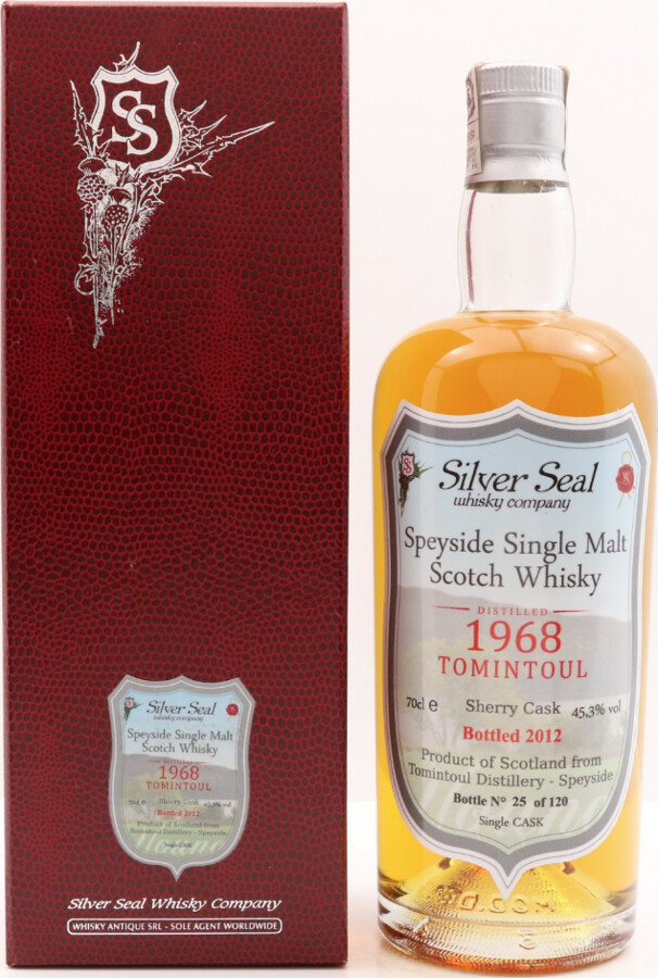 Tomintoul 1968 SS Joint bottling with The Whisky Agency Sherry Cask 45.3% 700ml