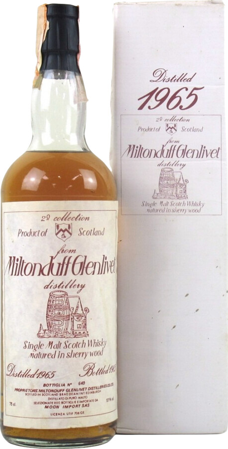 Miltonduff 1965 MI 2nd Collection Sherry Wood 57% 750ml