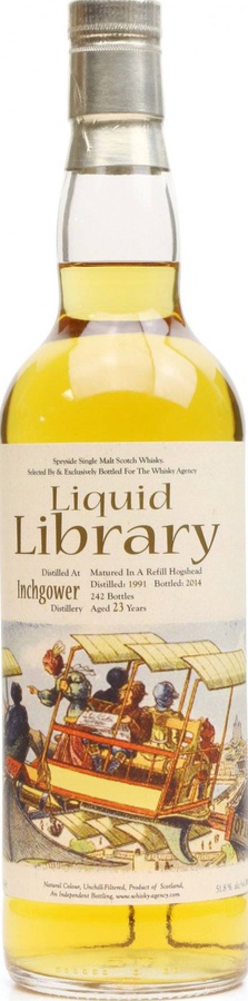 Inchgower 1991 TWA Liquid Library 23yo Refill Hogshead 51.8% 700ml