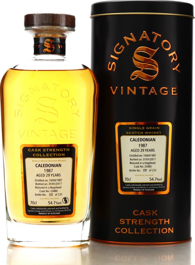 Caledonian 1987 SV Cask Strength Collection #23480 54.7% 700ml