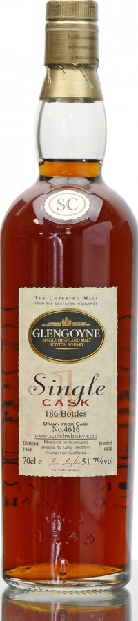 Glengoyne 1968 Single Cask 1 #4616 51.7% 700ml
