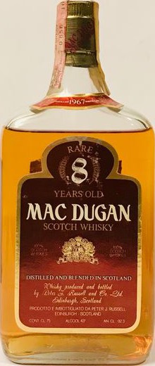 Mac Dugan 1967 Rare 43% 750ml