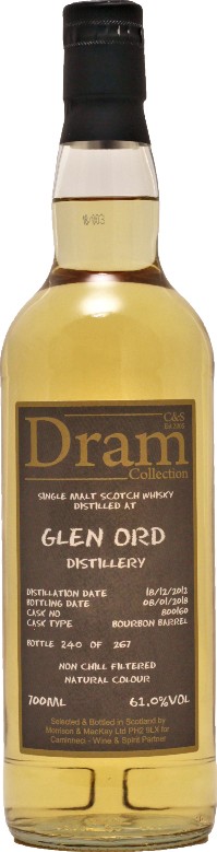 Glen Ord 2012 C&S Dram Collection Bourbon Barrel #800160 61% 700ml