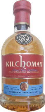 Kilchoman 2011 Bourbon Matured Single Cask 443/2011 57.3% 700ml