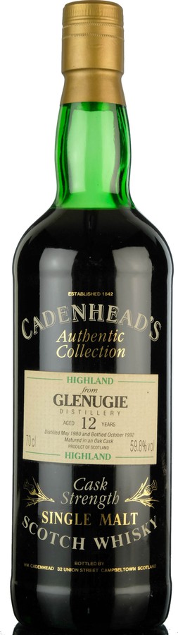 Glenugie 1980 CA Authentic Collection Oak Cask 59.8% 700ml
