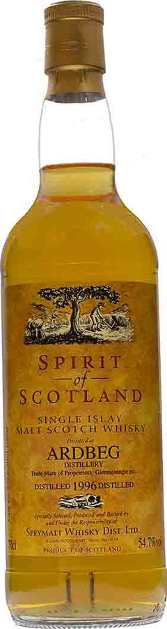 Ardbeg 1996 GM Spirit of Scotland #936 54.7% 700ml