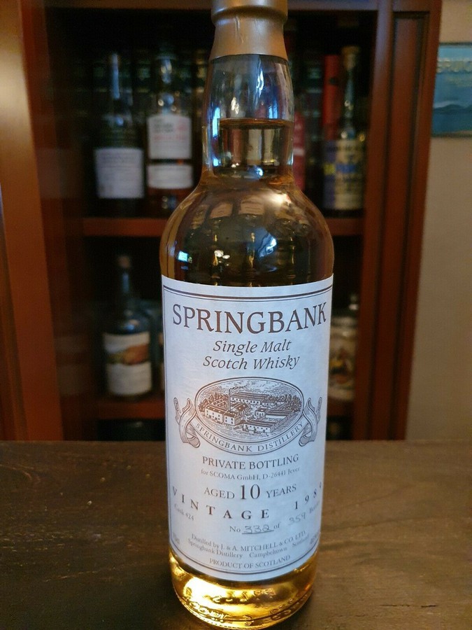 Springbank 1989 Private Bottling for Scoma GmbH #424 46% 700ml