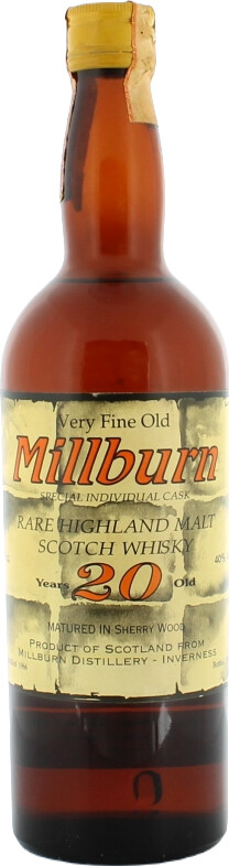 Millburn 1966 Ses Sherry Wood 40% 750ml