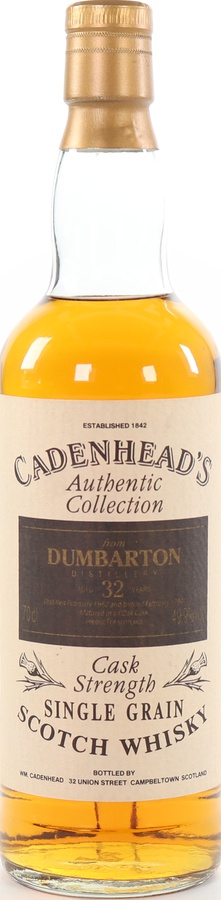 Dumbarton 1962 CA Authentic Collection 49.9% 700ml