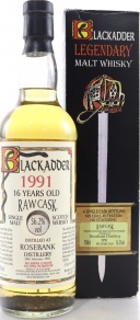 Rosebank 1991 BA Raw Cask Oak Hogshead #630 56.2% 700ml