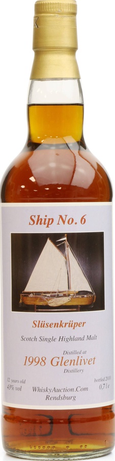 Glenlivet 1998 KW Ship #6 Sluesenkrueper Sherry #126876 43% 700ml