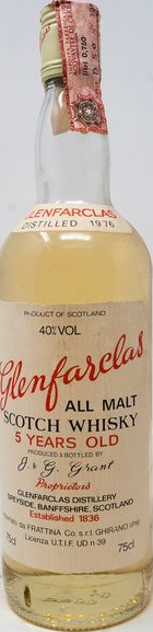 Glenfarclas 1976 All Malt Scotch Whisky Importato da Frattina 40% 750ml