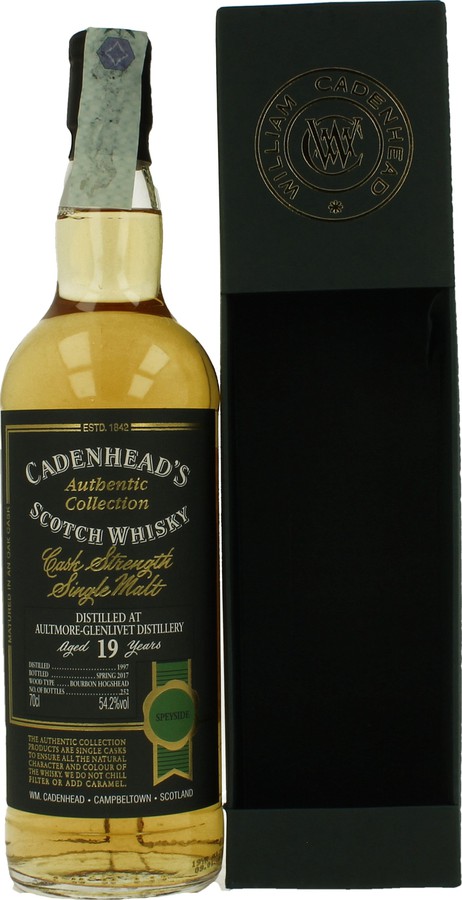 Aultmore 1997 CA Authentic Collection Bourbon Hogshead 54.2% 700ml