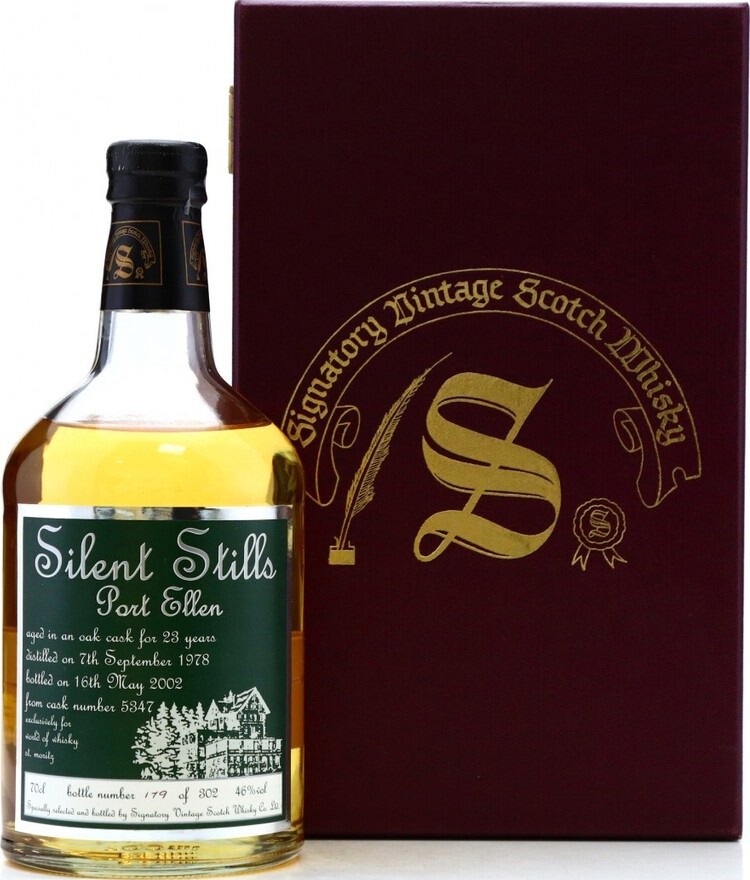 Port Ellen 1978 SV Silent Stills for World of Whisky 23yo Oak Cask #5347 46% 700ml