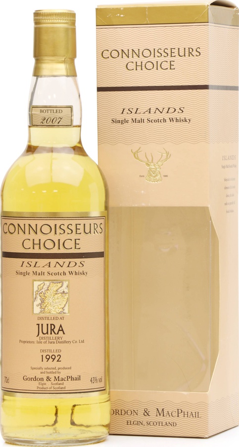 Isle of Jura 1992 GM Connoisseurs Choice Refill Sherry Hogsheads 43% 700ml