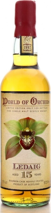 Ledaig 1997 JW World of Orchids 15yo Bourbon Cask Hauptstross 100 57.5% 700ml