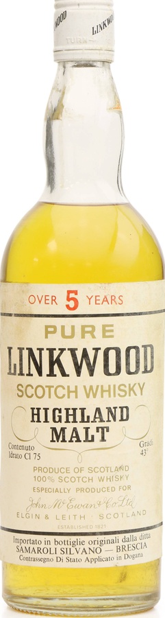 Linkwood 1973 McE Pure Scotch Whisky Darma Import Roma 43% 750ml