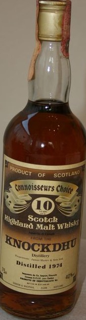 Knockdhu 1974 GM Connoisseurs Choice 40% 750ml