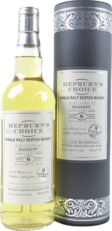 Macduff 2008 LsD Hepburn's Choice Refill Hogshead 46% 700ml